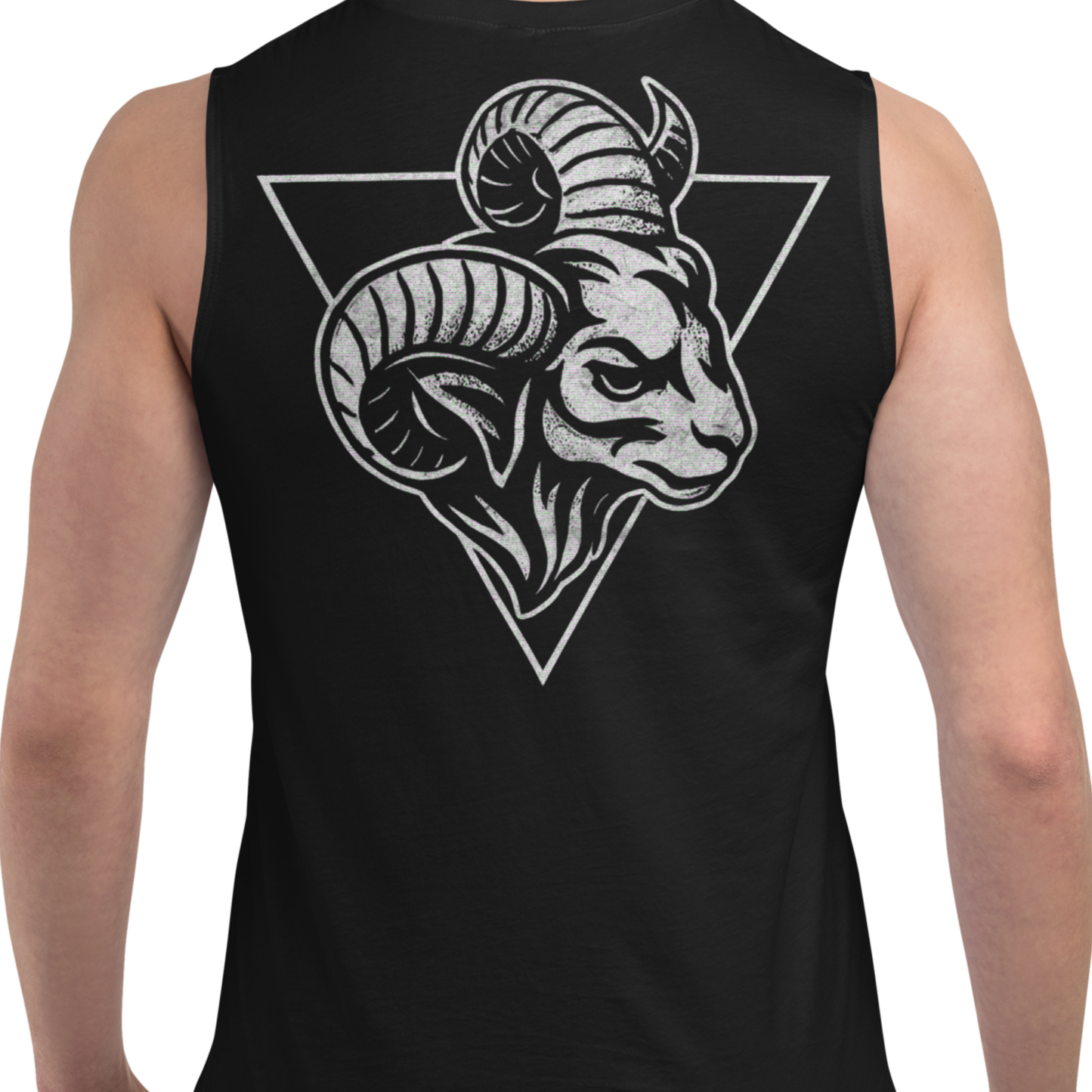 ARIES AESTHETIC CUT-SLEEVE T-SHIRT