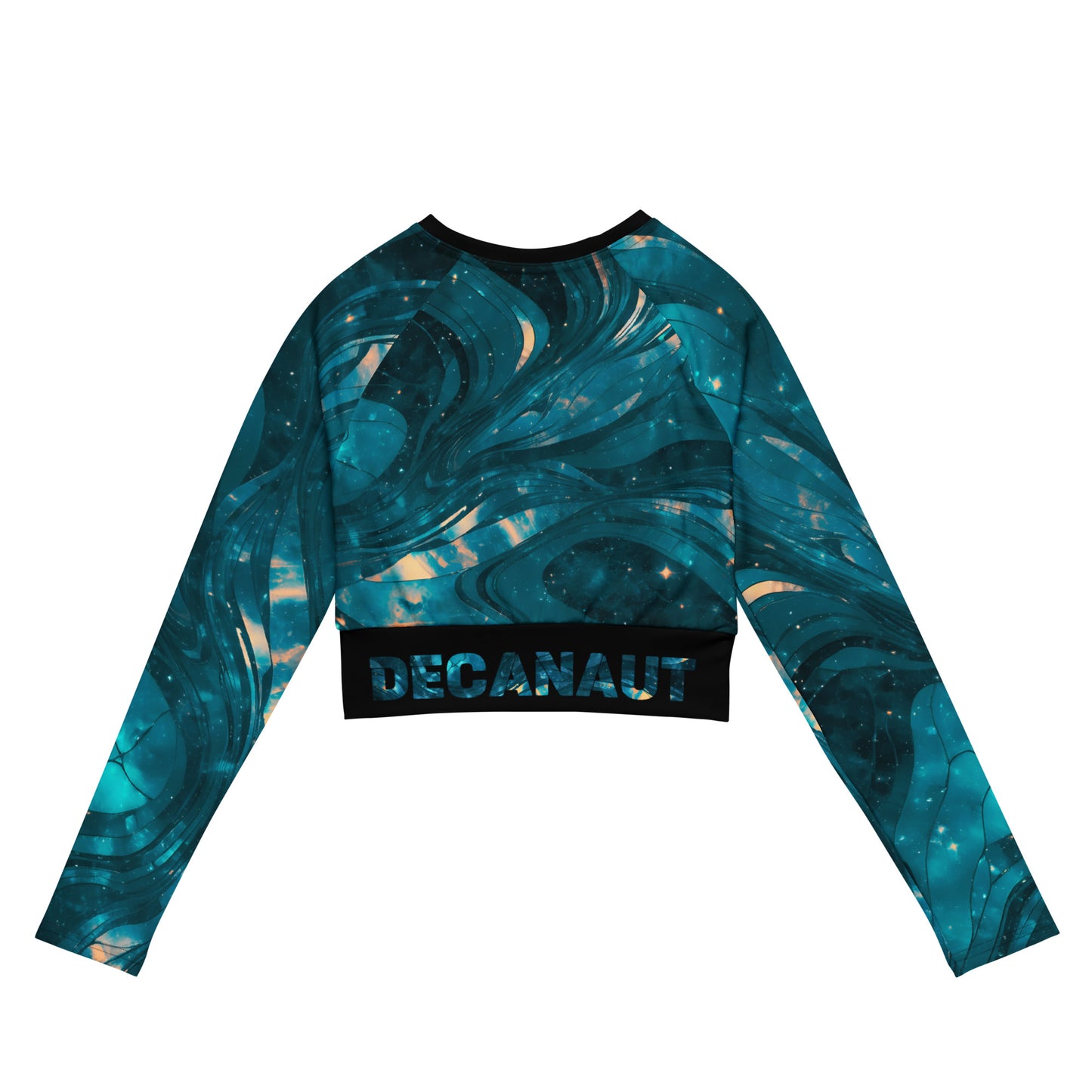 Shimmer Long Sleeved Crop Top