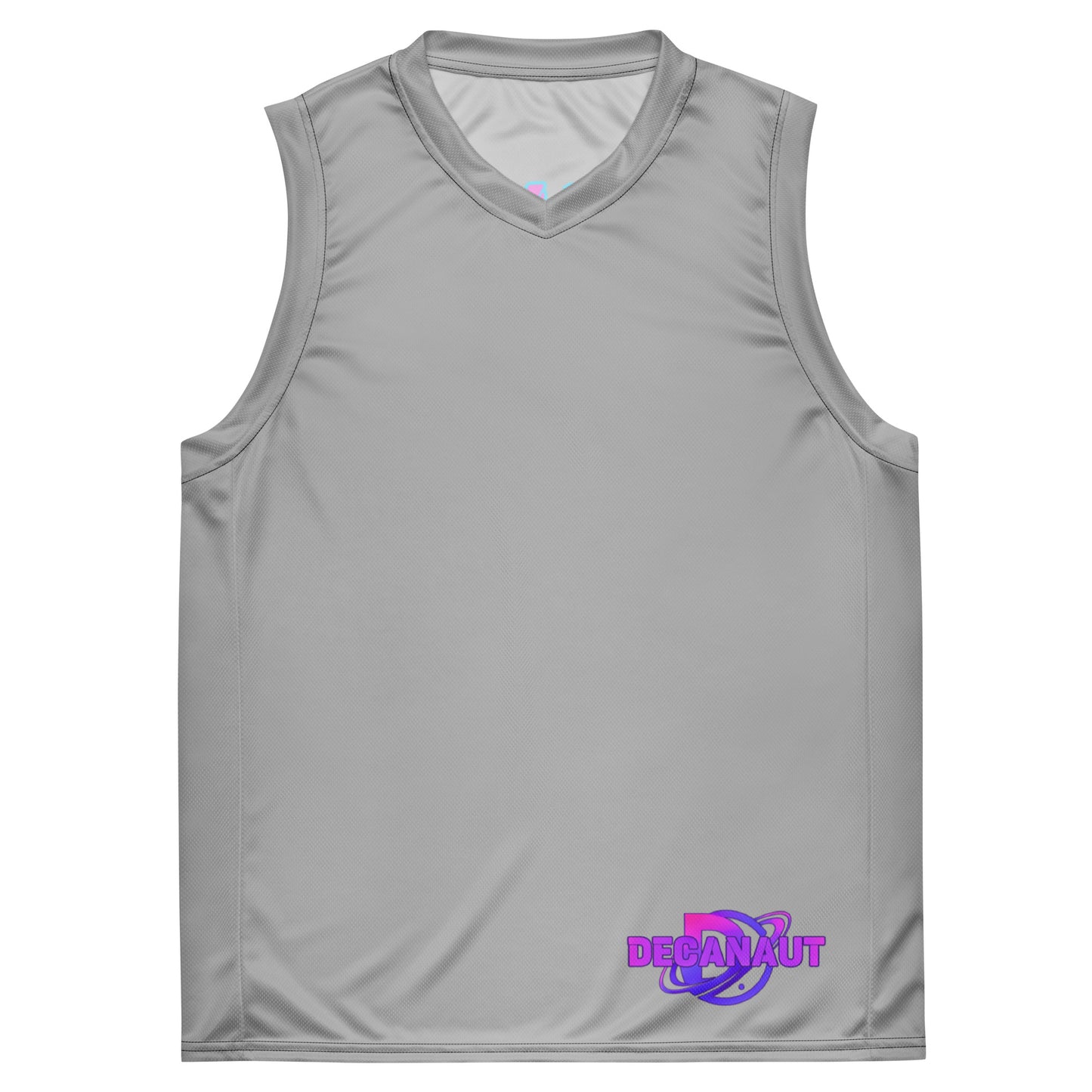 Cyborg Bear Silver Cyberpunk Basketball Jersey