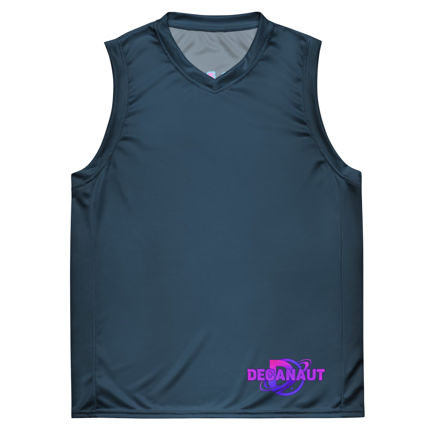 Cyborg Bear Midnight Blue Cyberpunk Basketball Jersey