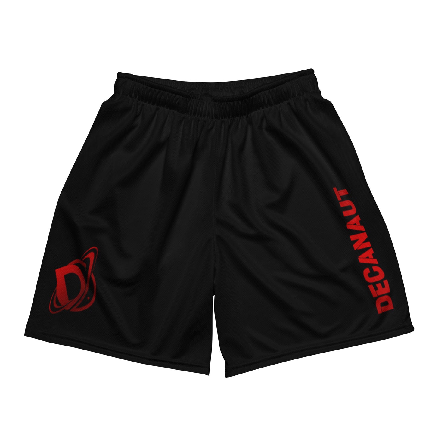 Black Mesh Shorts