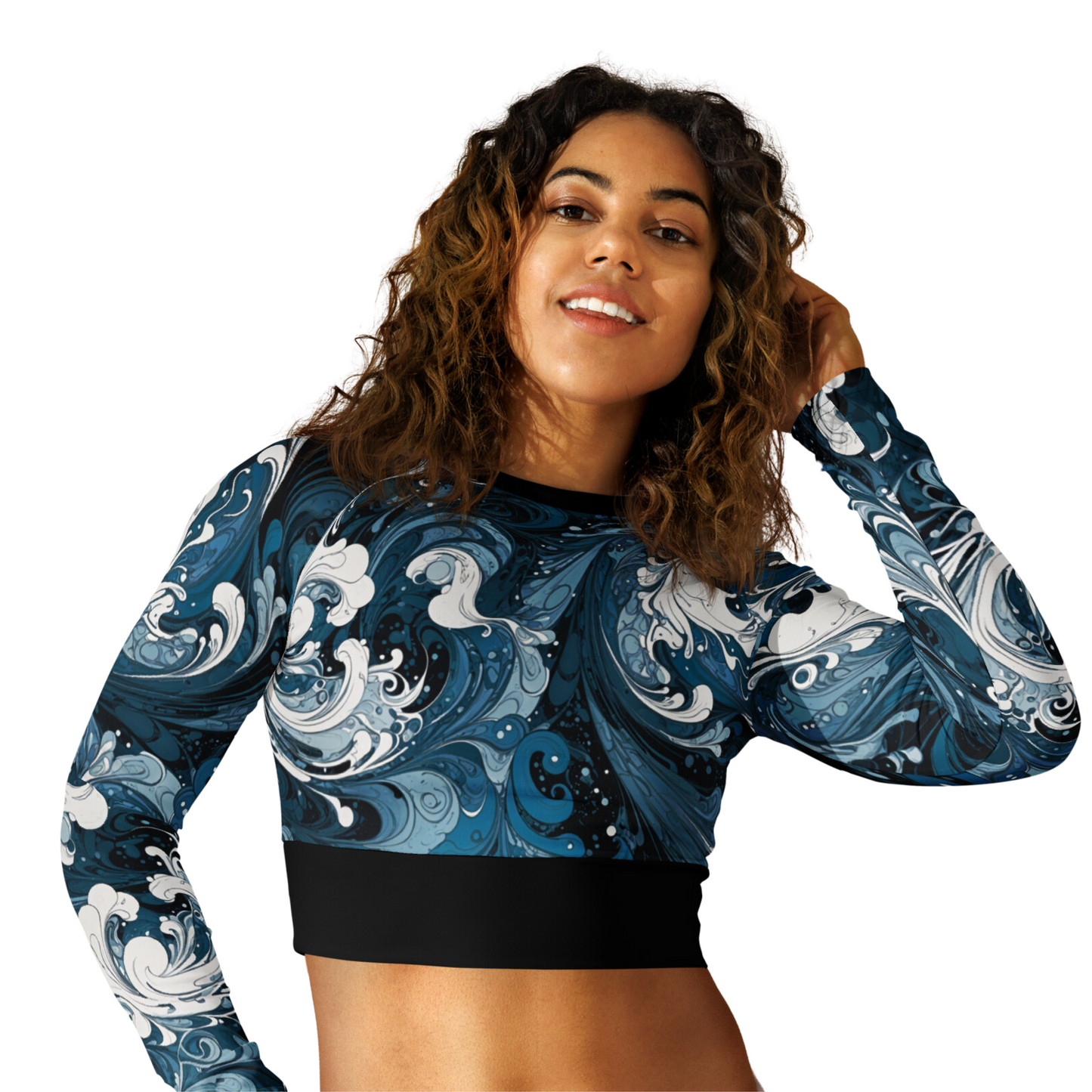 Crashing Wave Crop Top