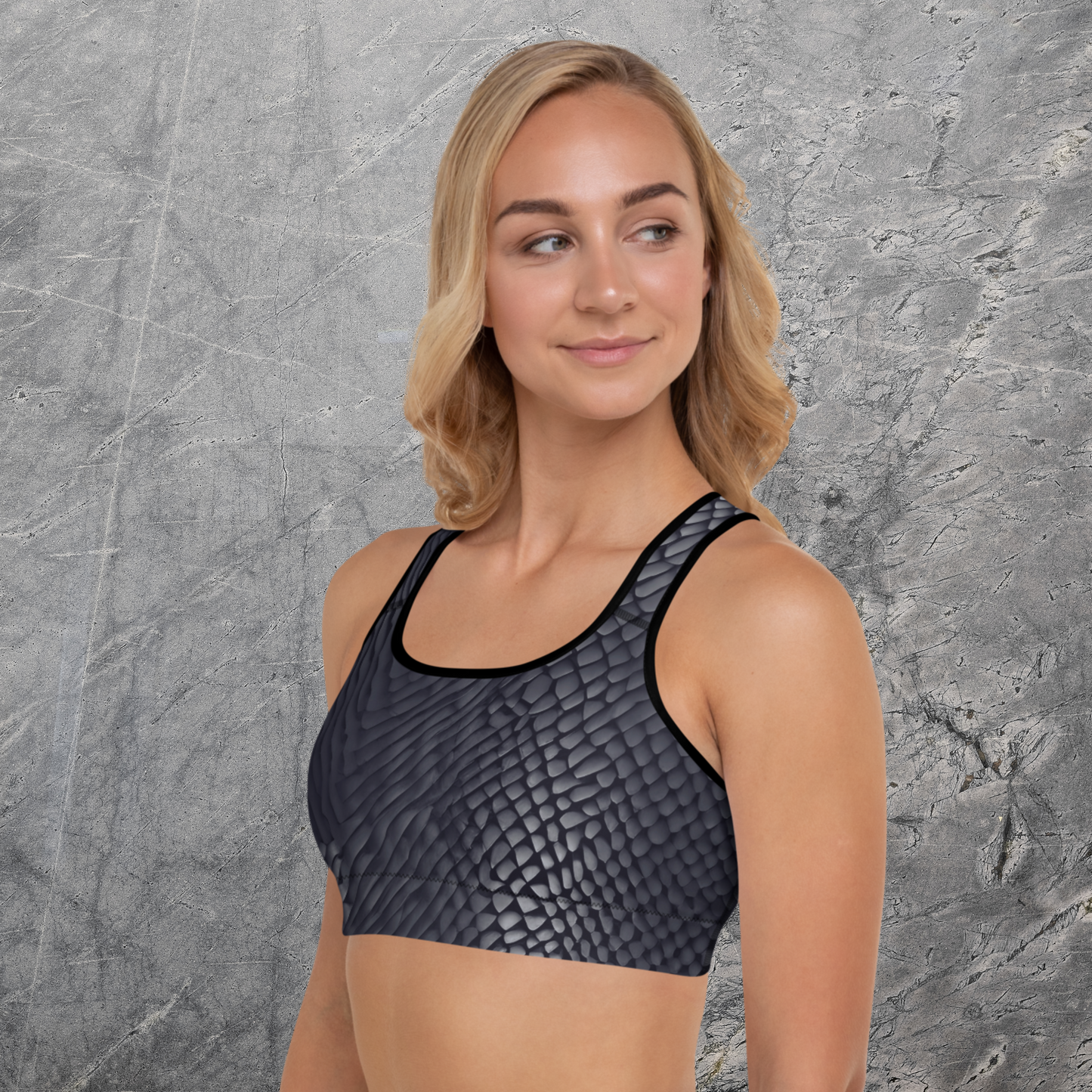 Carbon Padded Sports Bra