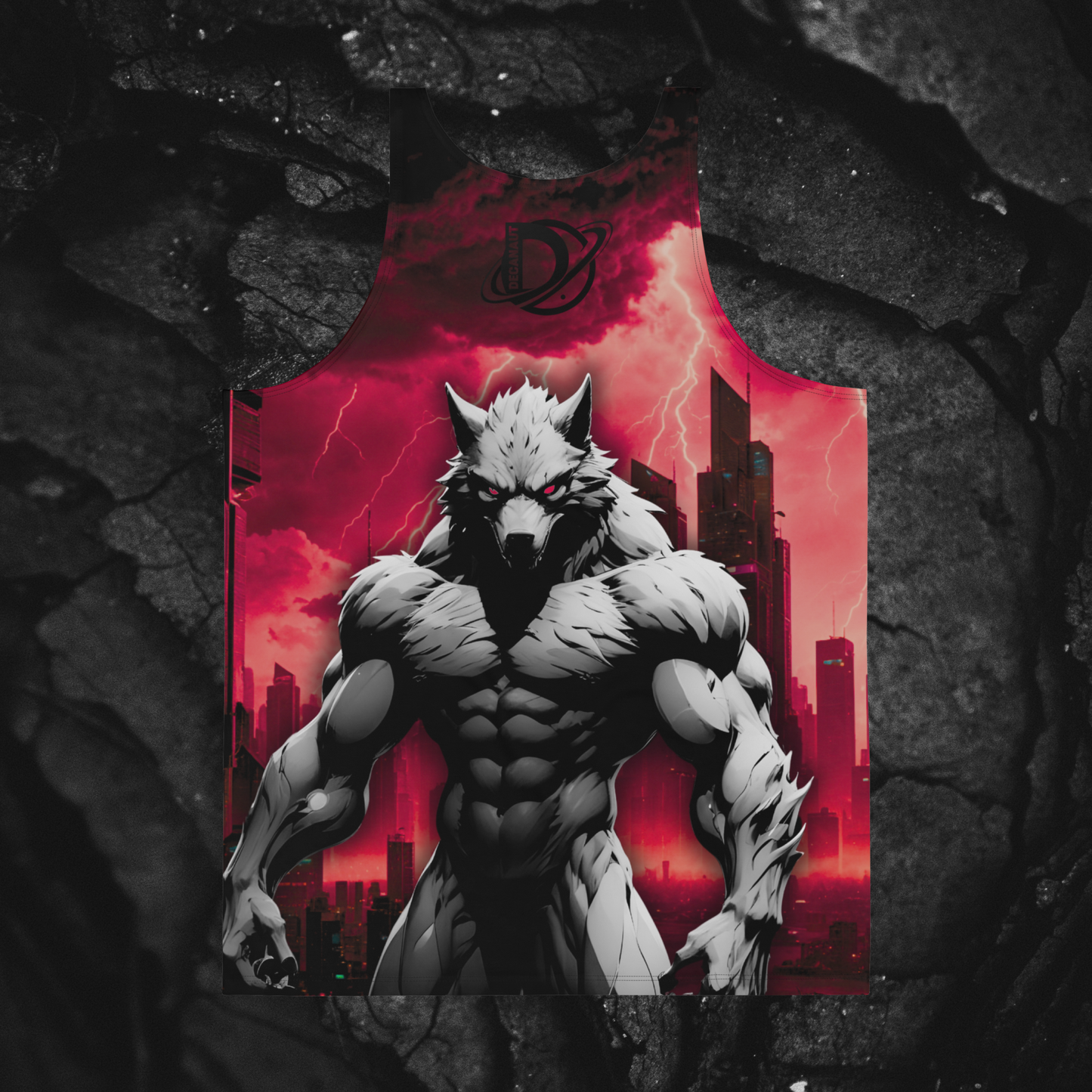 Red Sigma Wolf Muscle Vest