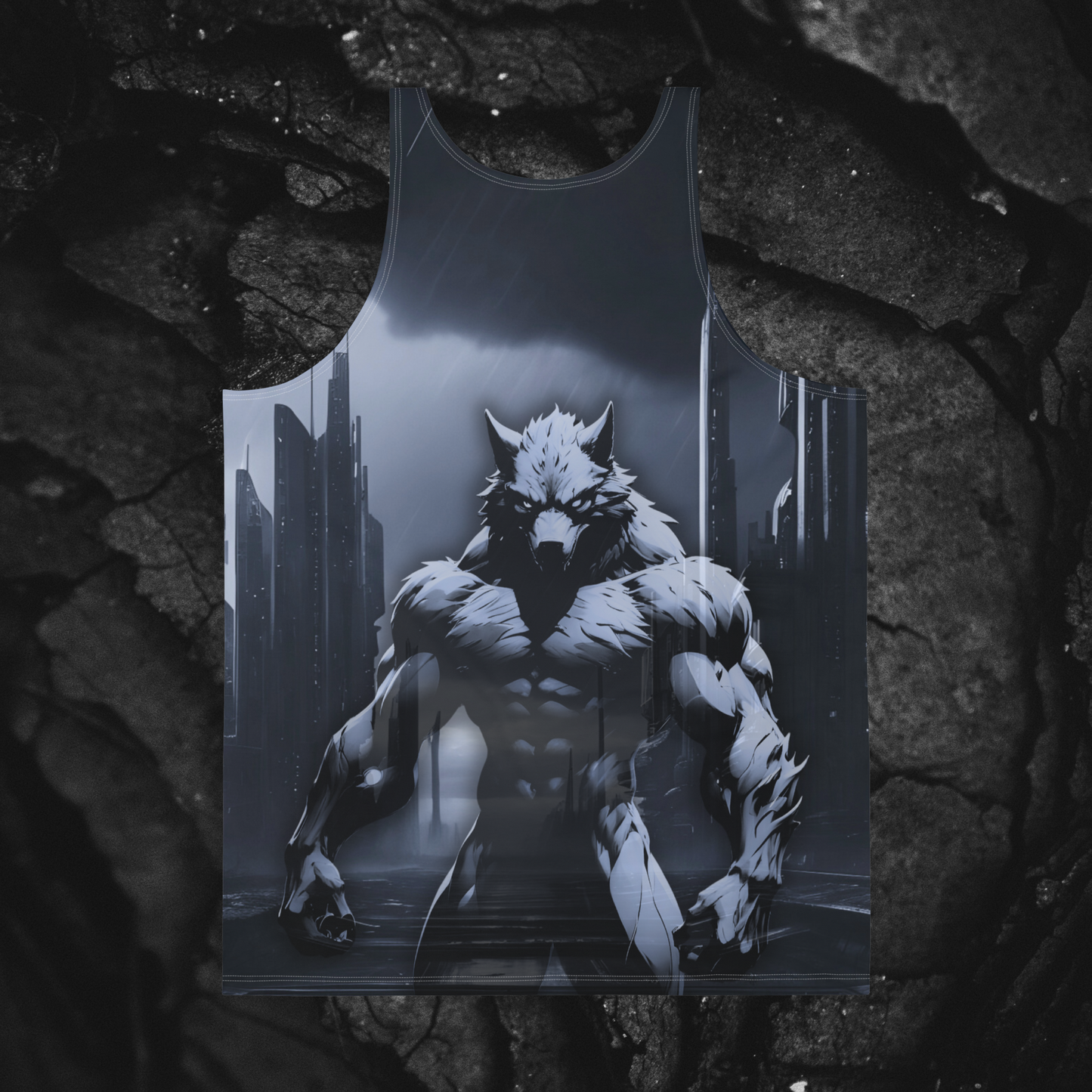 Grey Sigma Wolf Muscle Vest