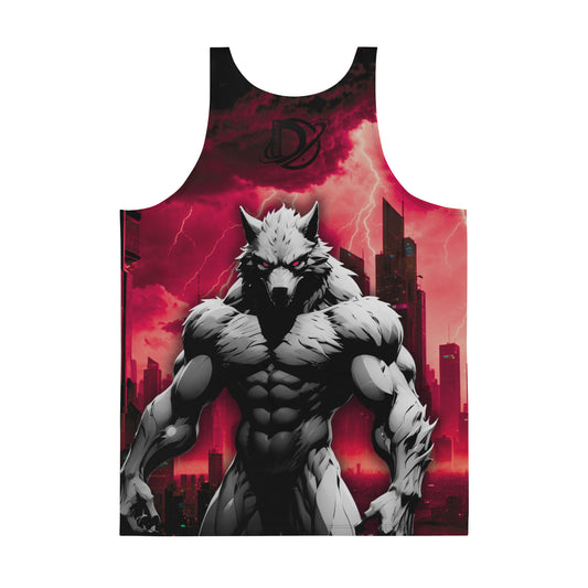 Red Sigma Wolf Muscle Vest