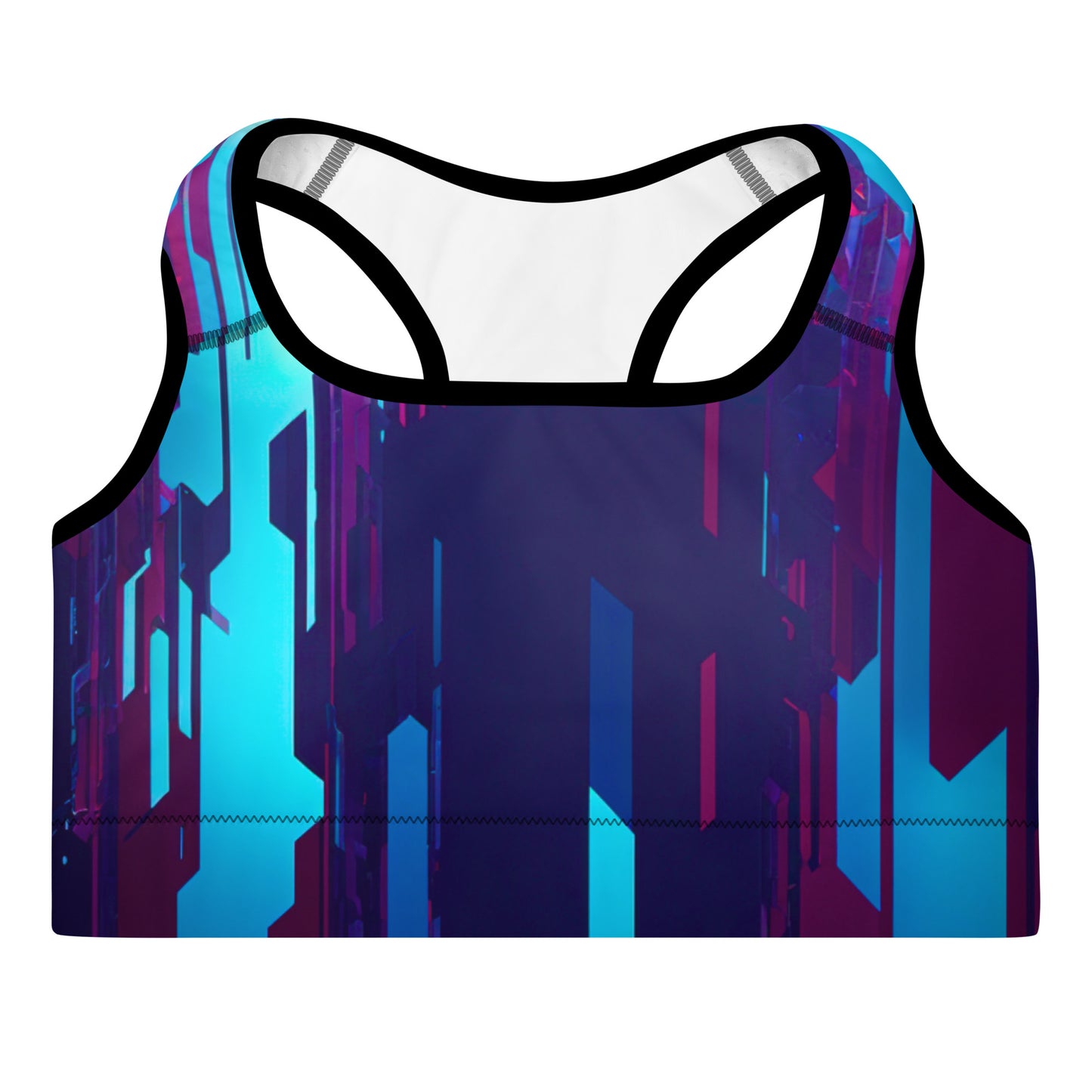 Glitch Padded Sports Bra