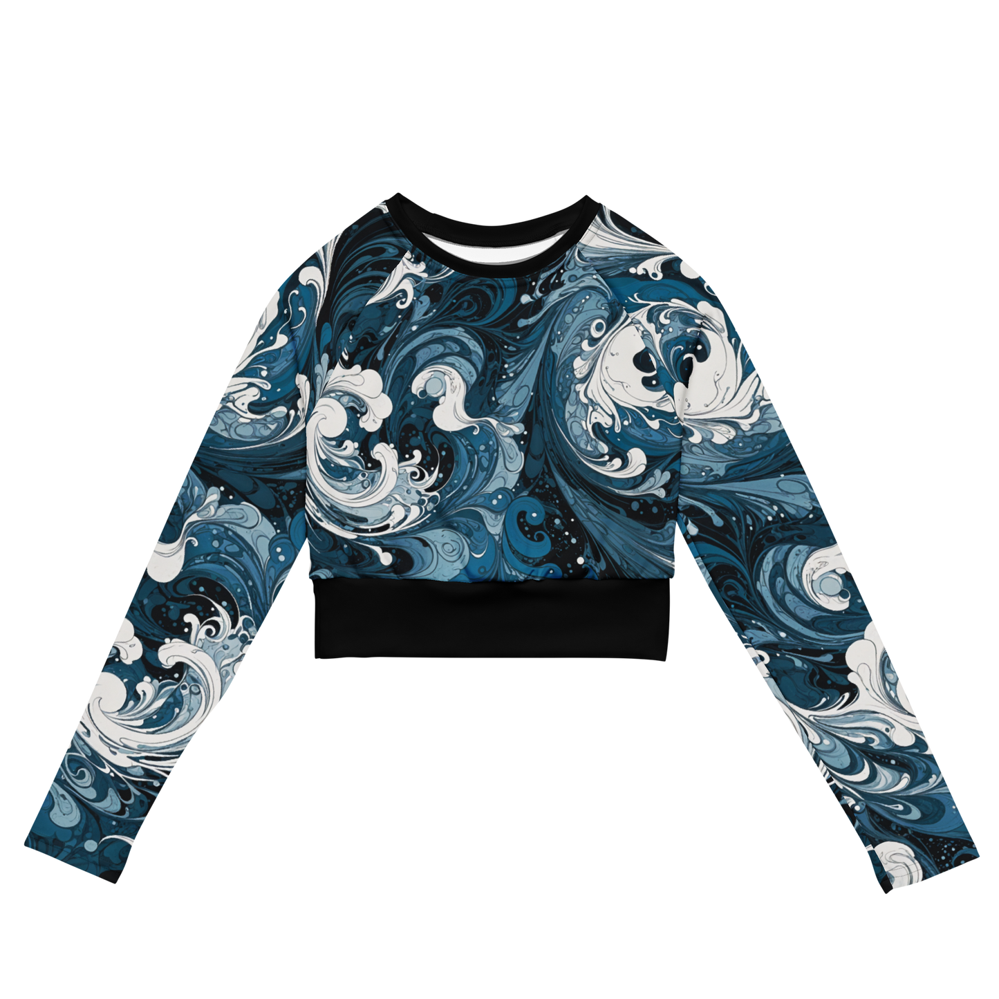 Crashing Wave Crop Top