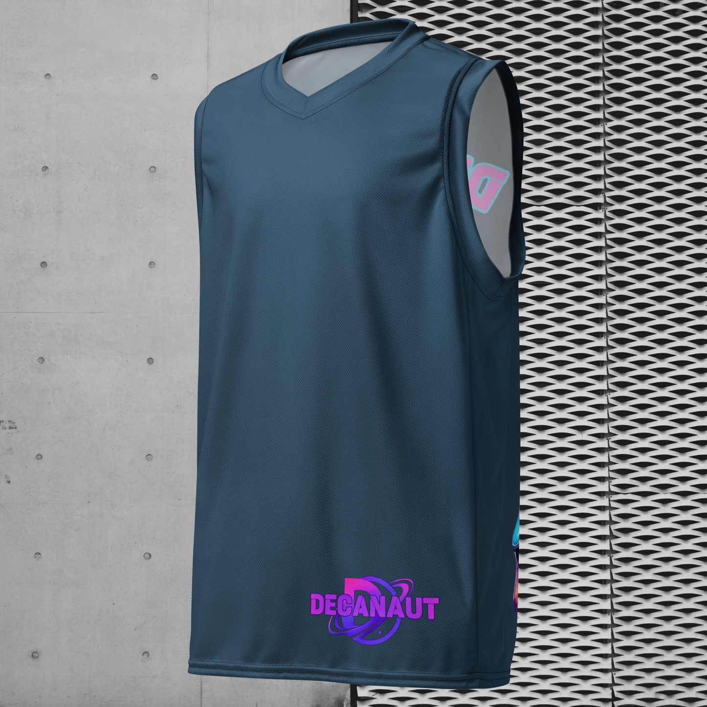 Bionic Bear Basketball Jersey (Midnight Blue)