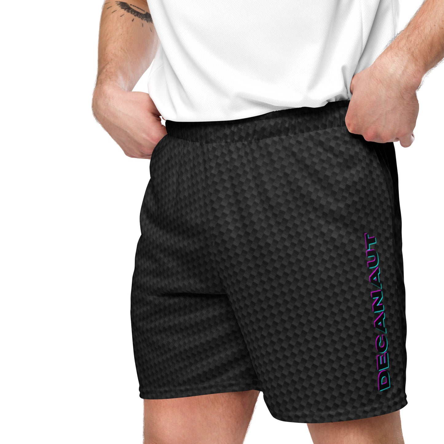 Carbon Black Mesh Shorts