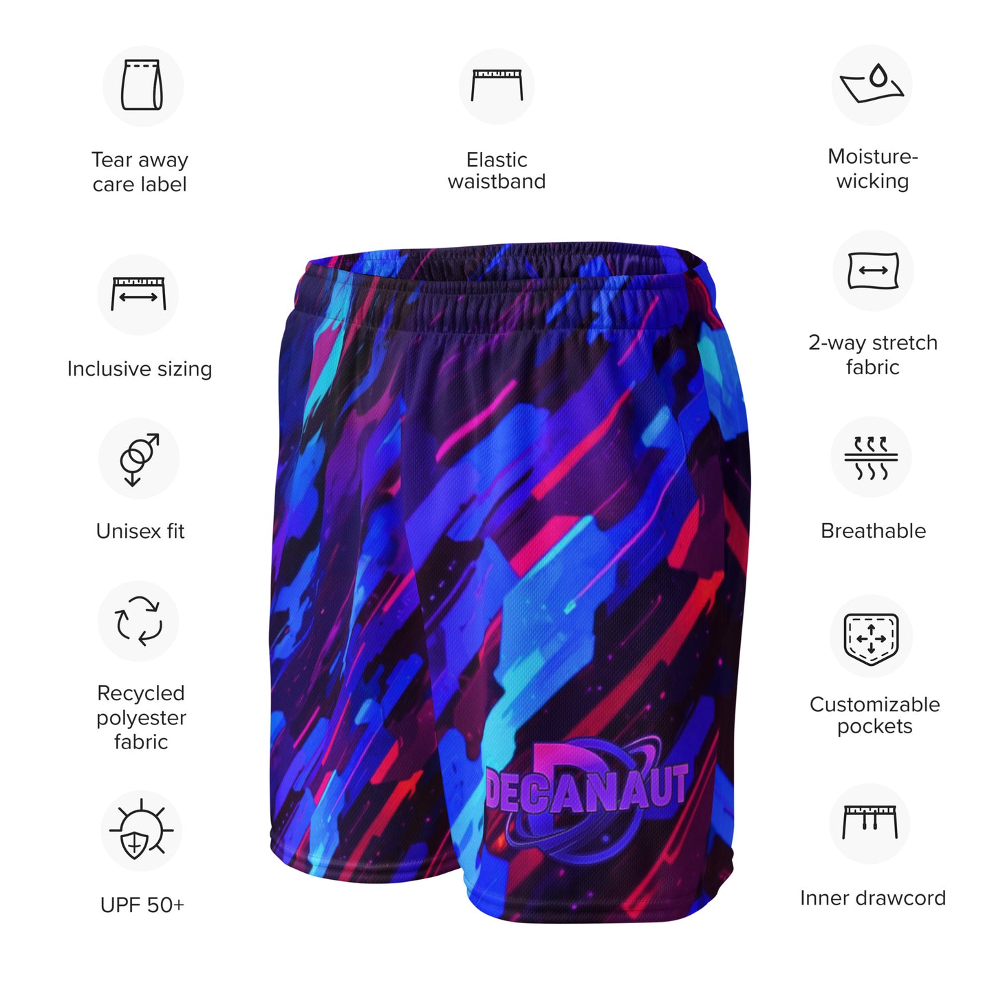 Digital Camo Mesh Shorts