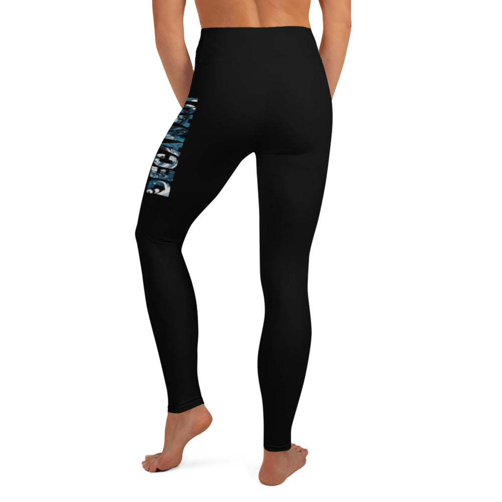 Black & Wave Leggings