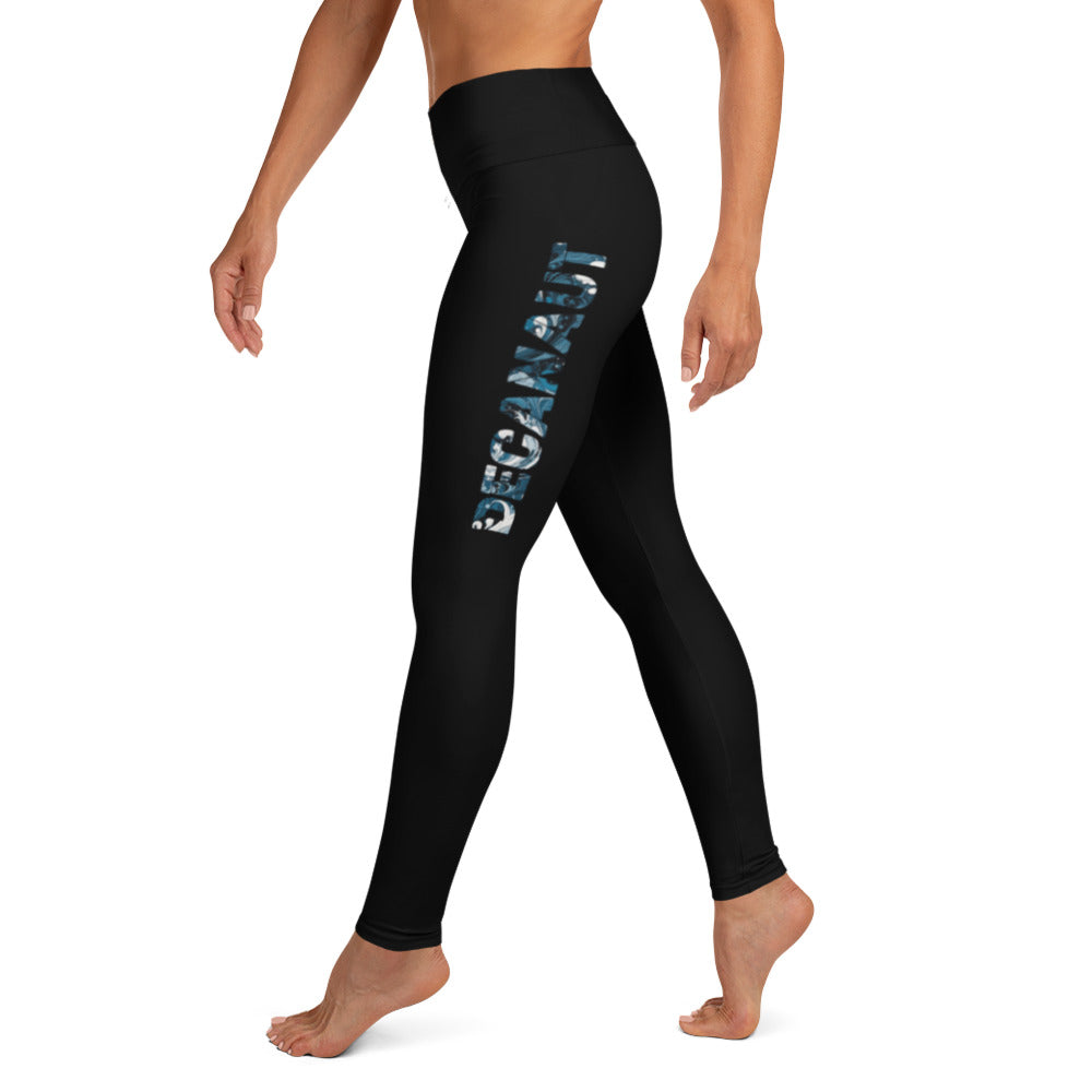 Black & Wave Leggings