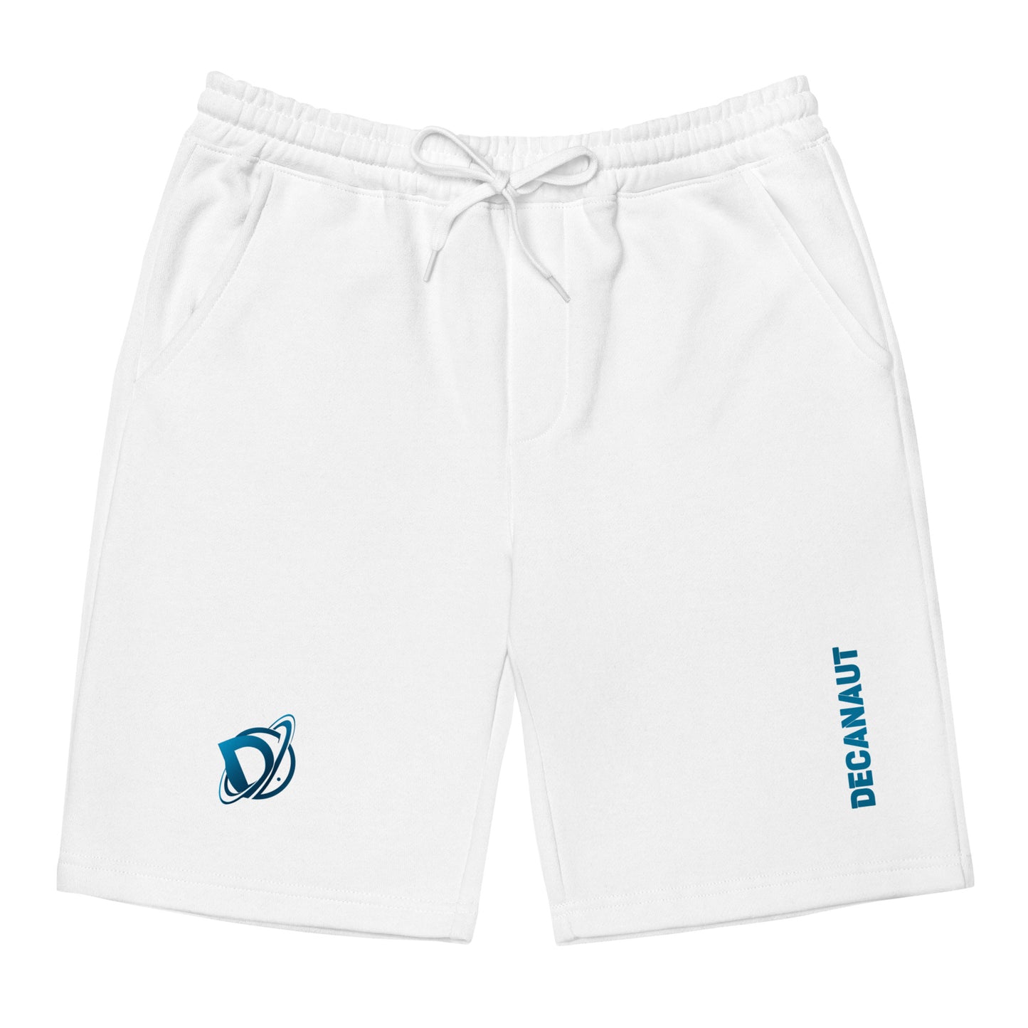 White Fleece Shorts