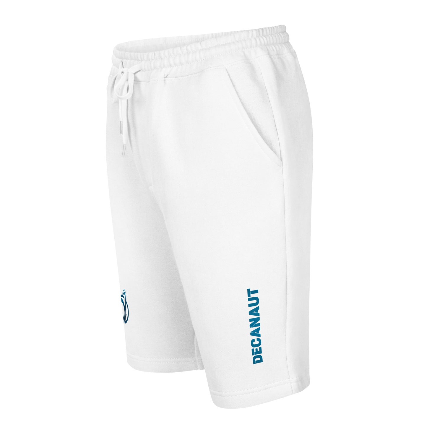 White Fleece Shorts