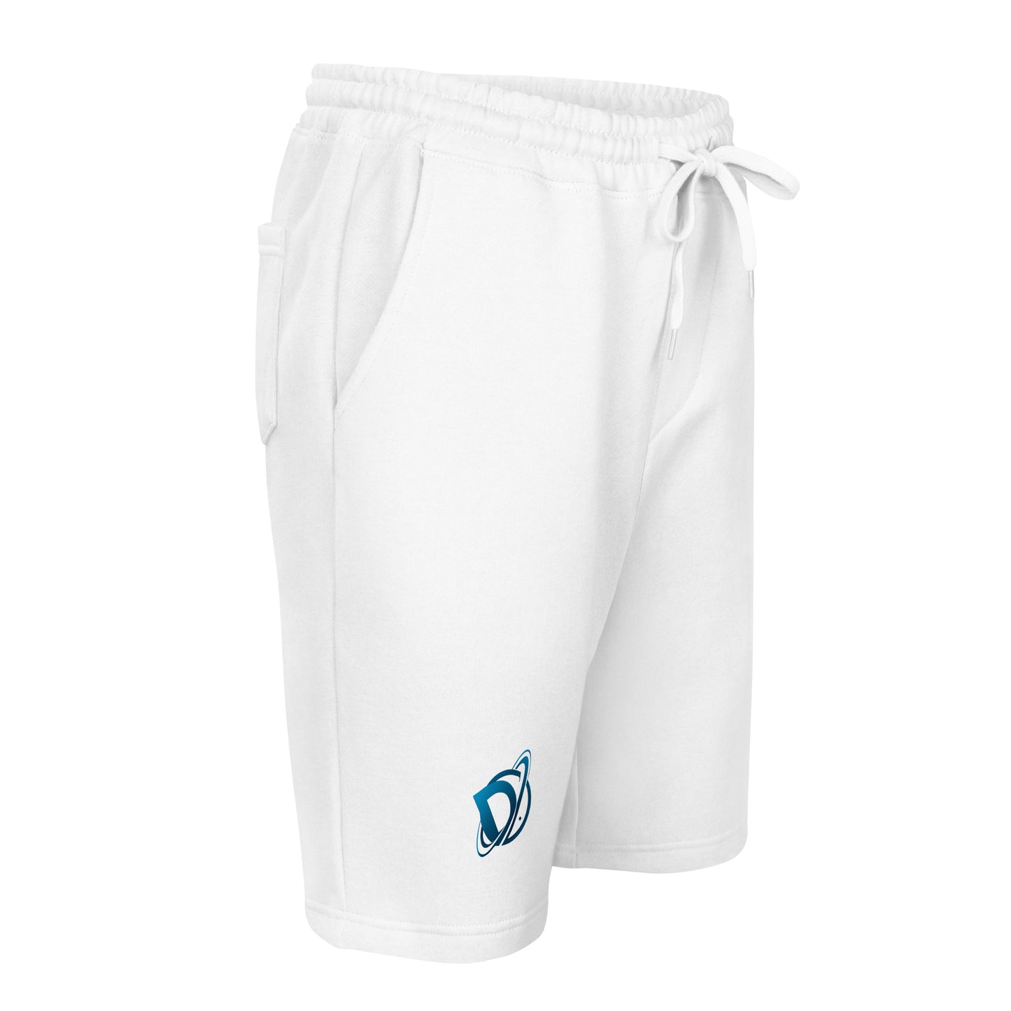 White Fleece Shorts