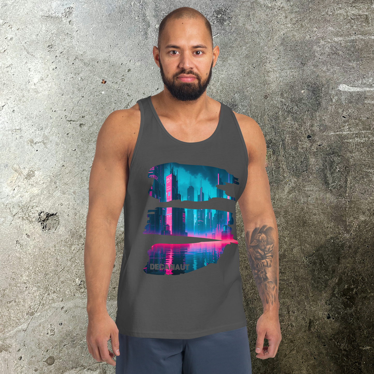 Neon Skyline Tank Top