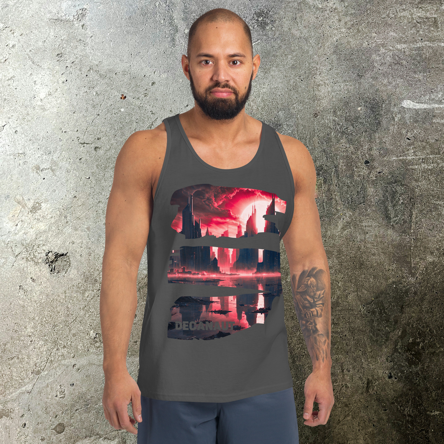 Crimson Storm Tank Top