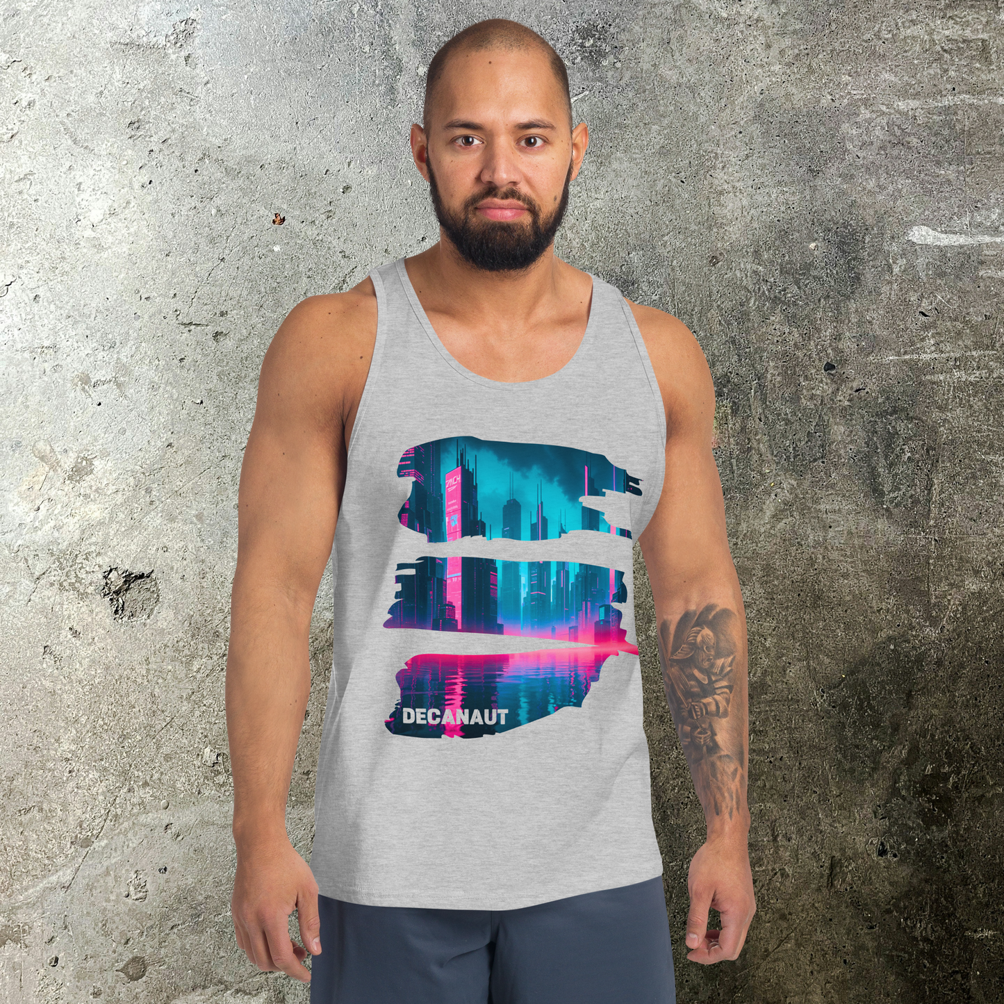 Neon Skyline Tank Top