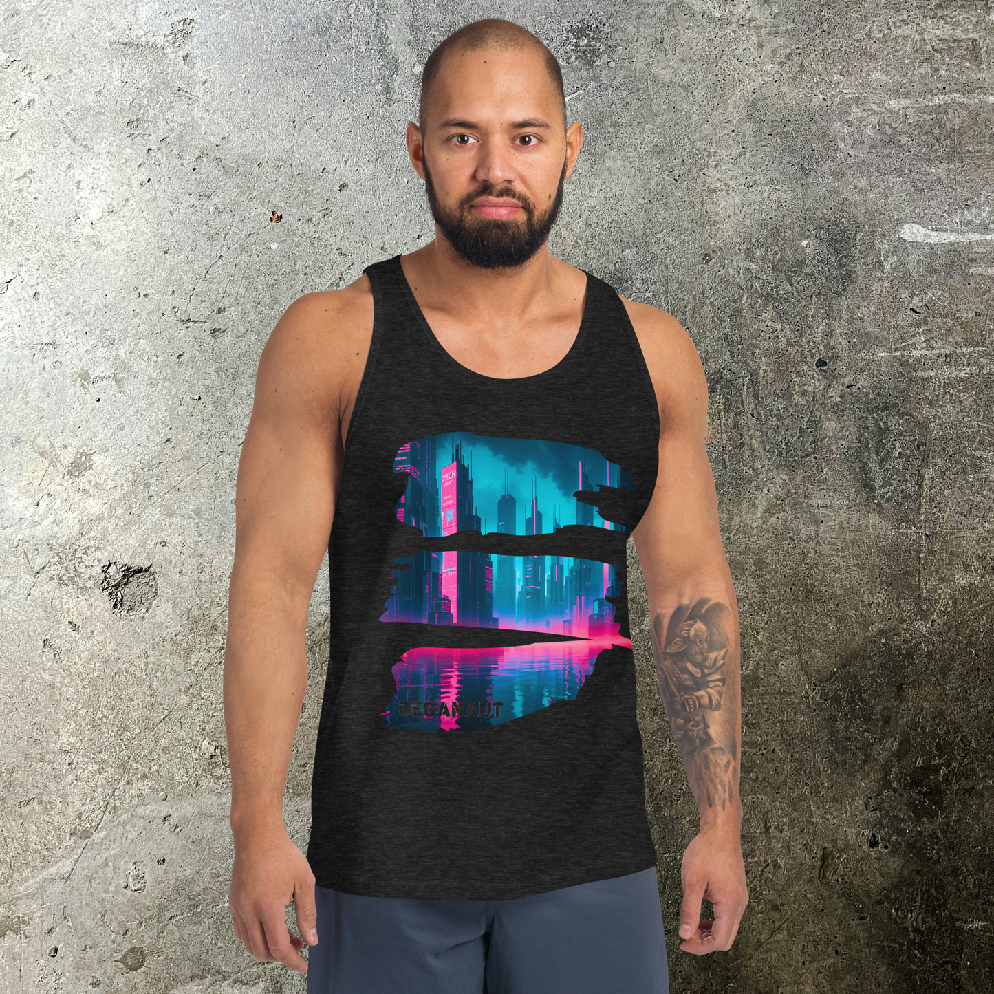 Neon Skyline Tank Top