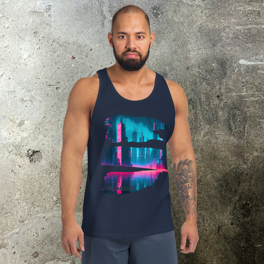 Neon Skyline Tank Top