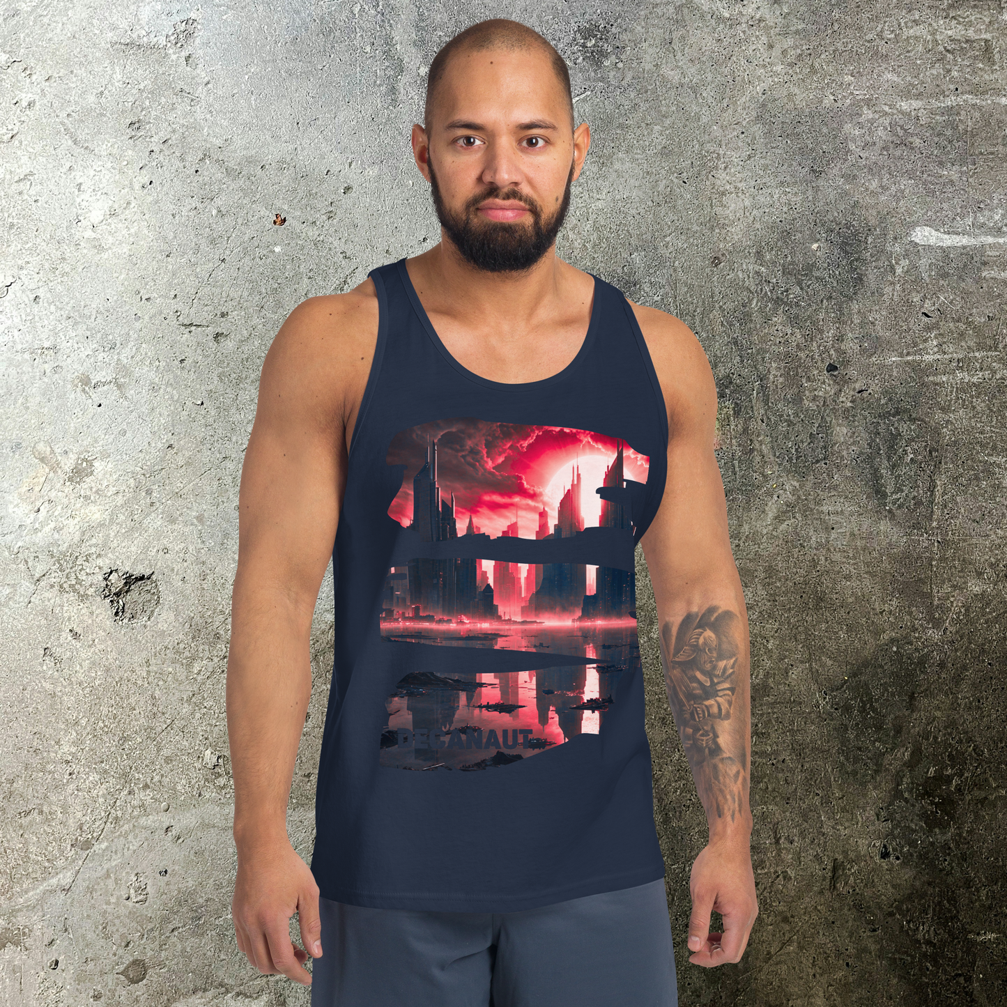 Crimson Storm Tank Top