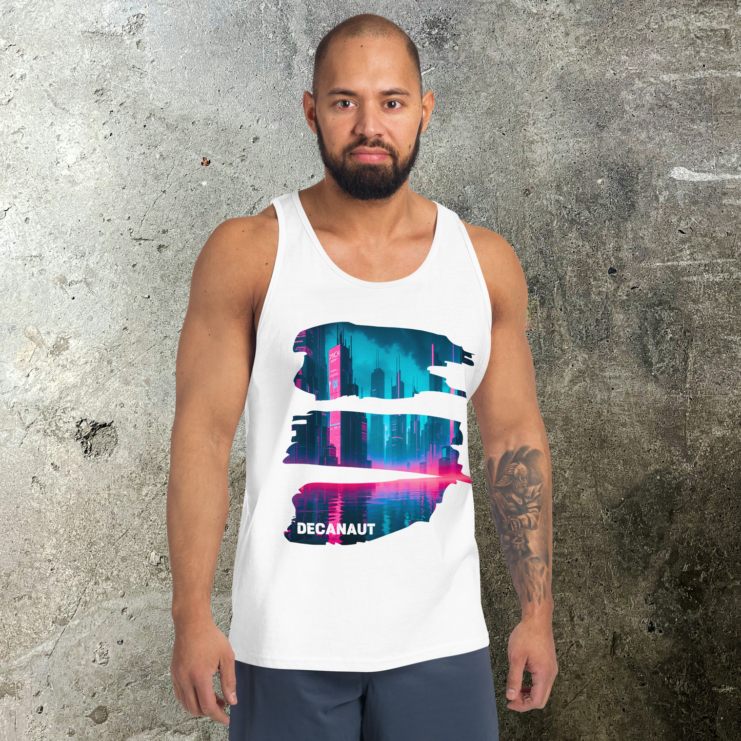 Neon Skyline Tank Top