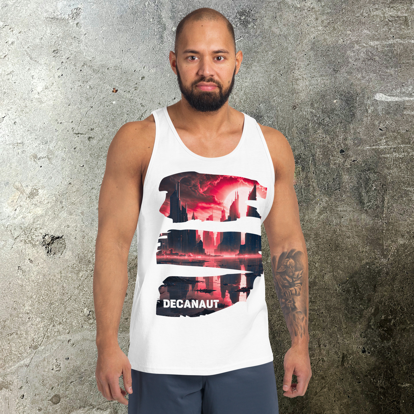 Crimson Storm Tank Top