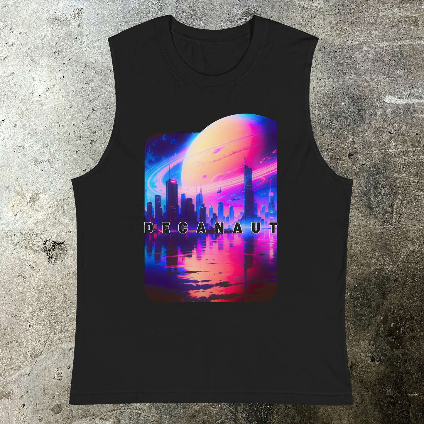 Retro Saturn Sleeveless T-Shirt