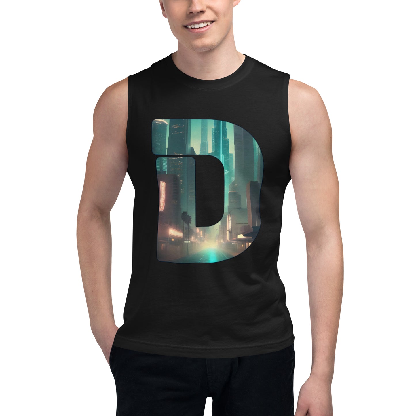 LA Midnight Sleeveless T-Shirt