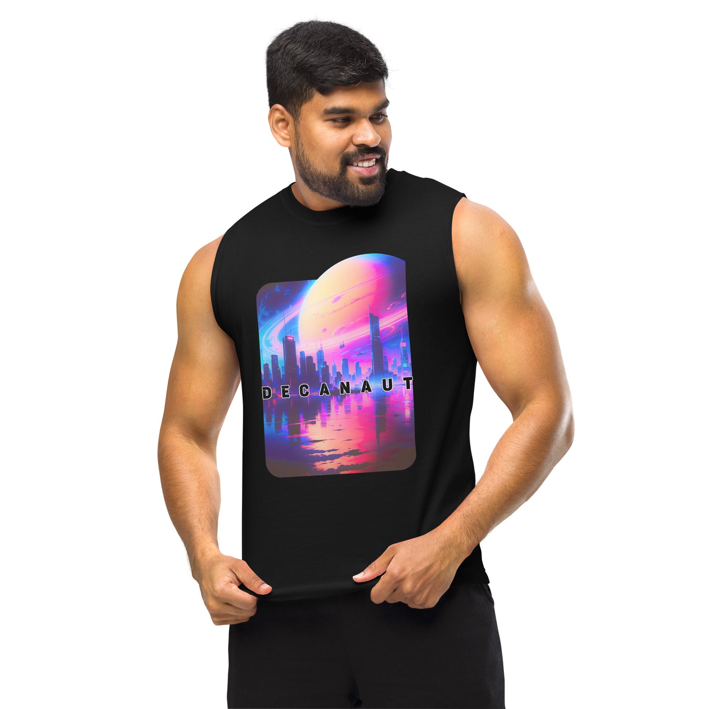 Retro Saturn Sleeveless T-Shirt