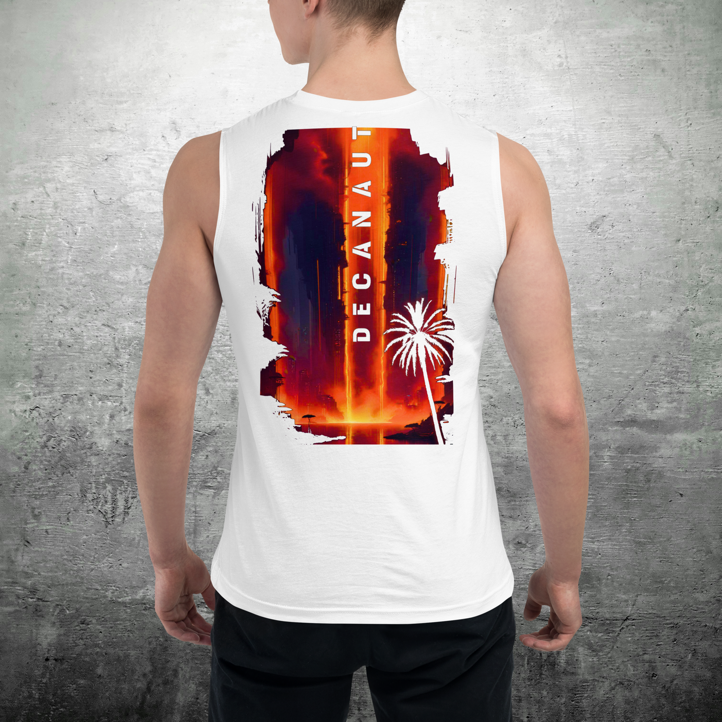 Firefall Orange Sleeveless T-Shirt