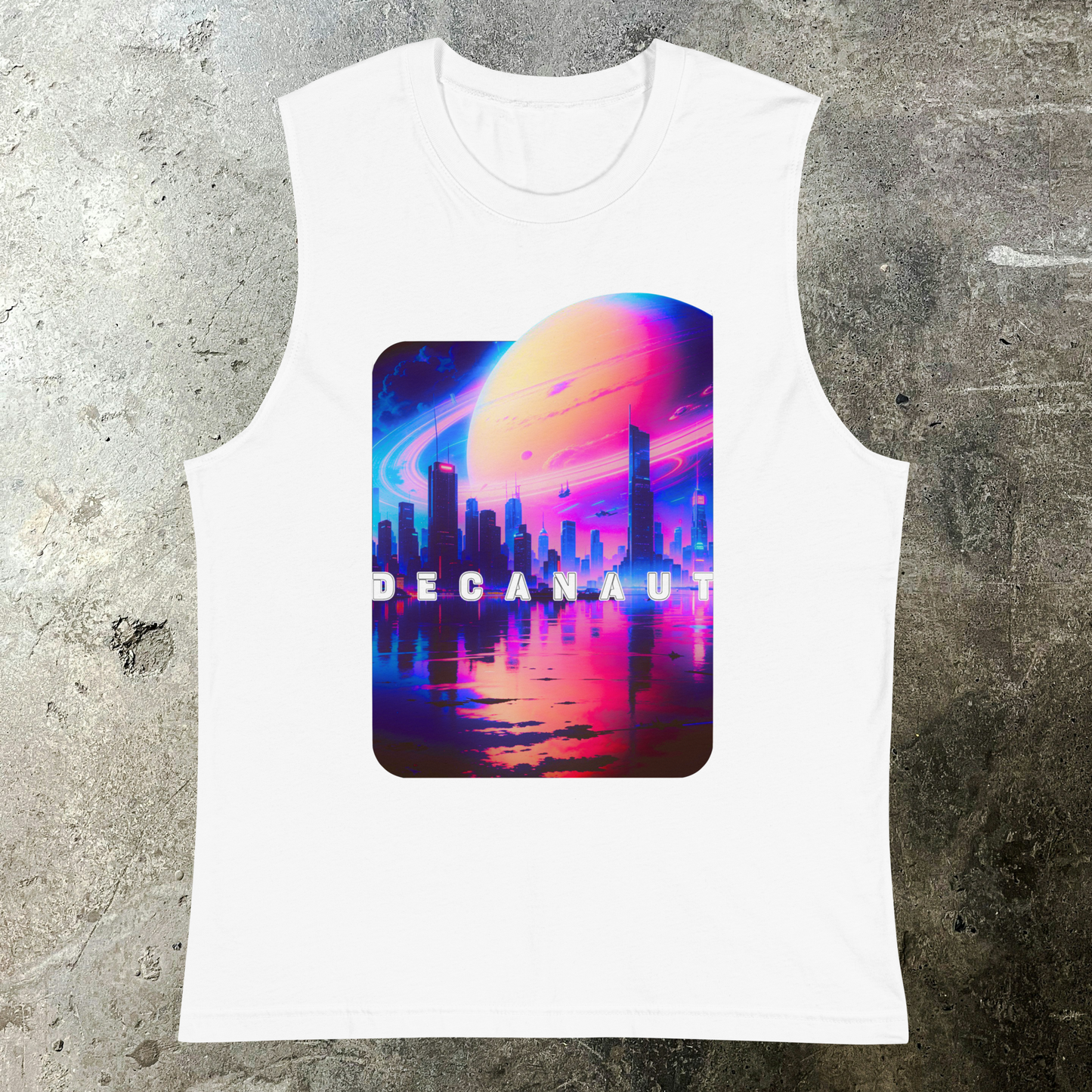 Retro Saturn Sleeveless T-Shirt